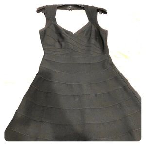 Herve Leger Black Dress